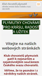 Mobile Screenshot of plymutky.cz